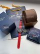 clone Breitling Endurance Pro Swiss Quartz black face red strap watch (5)_th.jpg